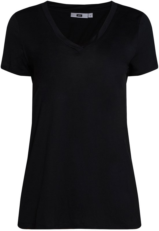 WE Fashion Dames biologisch katoen T-shirt - Maat 3XL