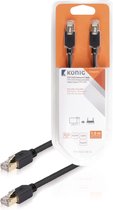 Konig KNC85210E10 - Netwerkkabel - RJ45 - 1 m - Grijs