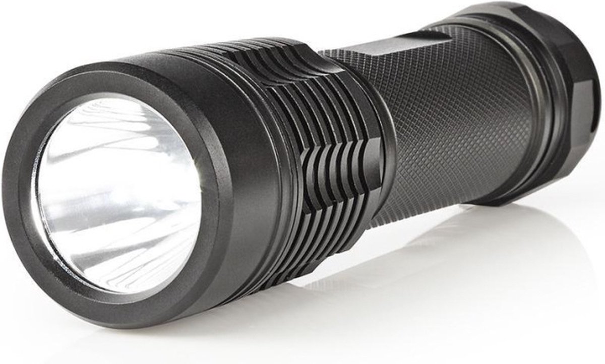 Compacte LED-zaklamp waterbestendige (IPX7), 5W met 280 lumen - Zwart
