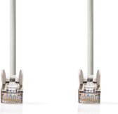 Nedis - Nedis CCGT85110GY200 Cat 5e F/utp-netwerkkabel Rj45 (8p8c) Male - Rj45 (8p8c) Male 20 M Grijs - 30 Dagen Niet Goed Geld Terug