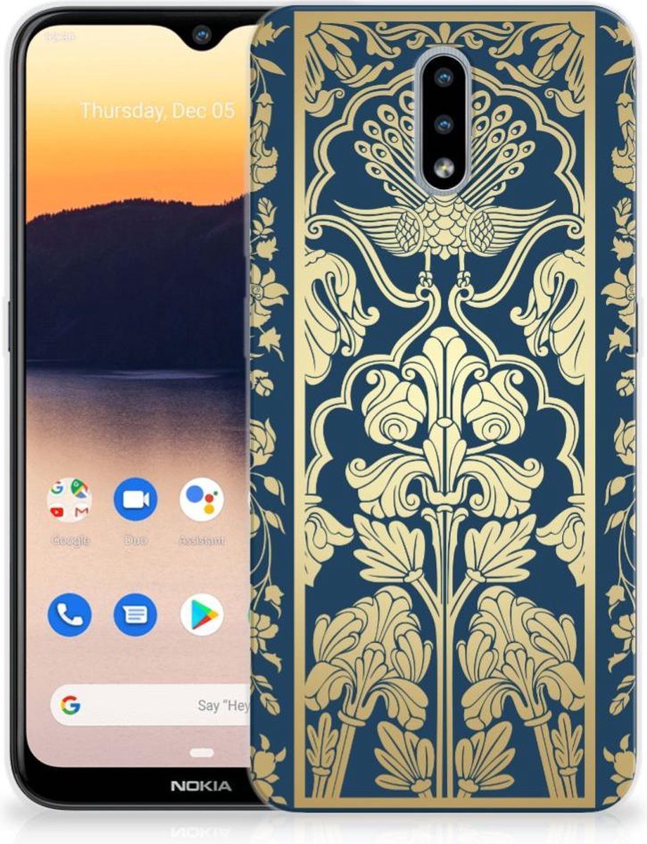Nokia 2.3 TPU Case Beige Flowers