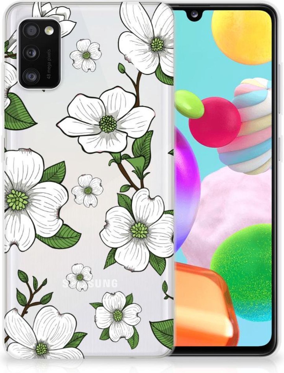 Samsung Galaxy A41 TPU Case Dogwood Flowers