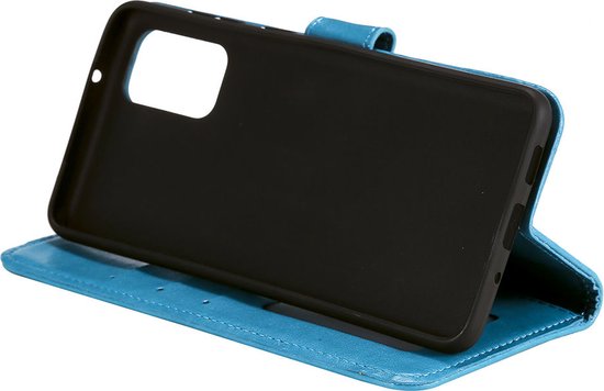 Shop4 Samsung Galaxy S20 - Etui Portefeuille Motif Mandala Blauw