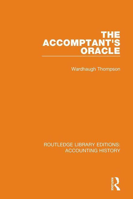 Routledge Library Editions: Accounting History - The Accompt ... - cover
