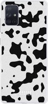 Samsung Galaxy A71 Hoesje Transparant TPU Case - Dalmation Print #ffffff