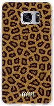 Samsung Galaxy S7 Edge Hoesje Transparant TPU Case - Leopard #ffffff