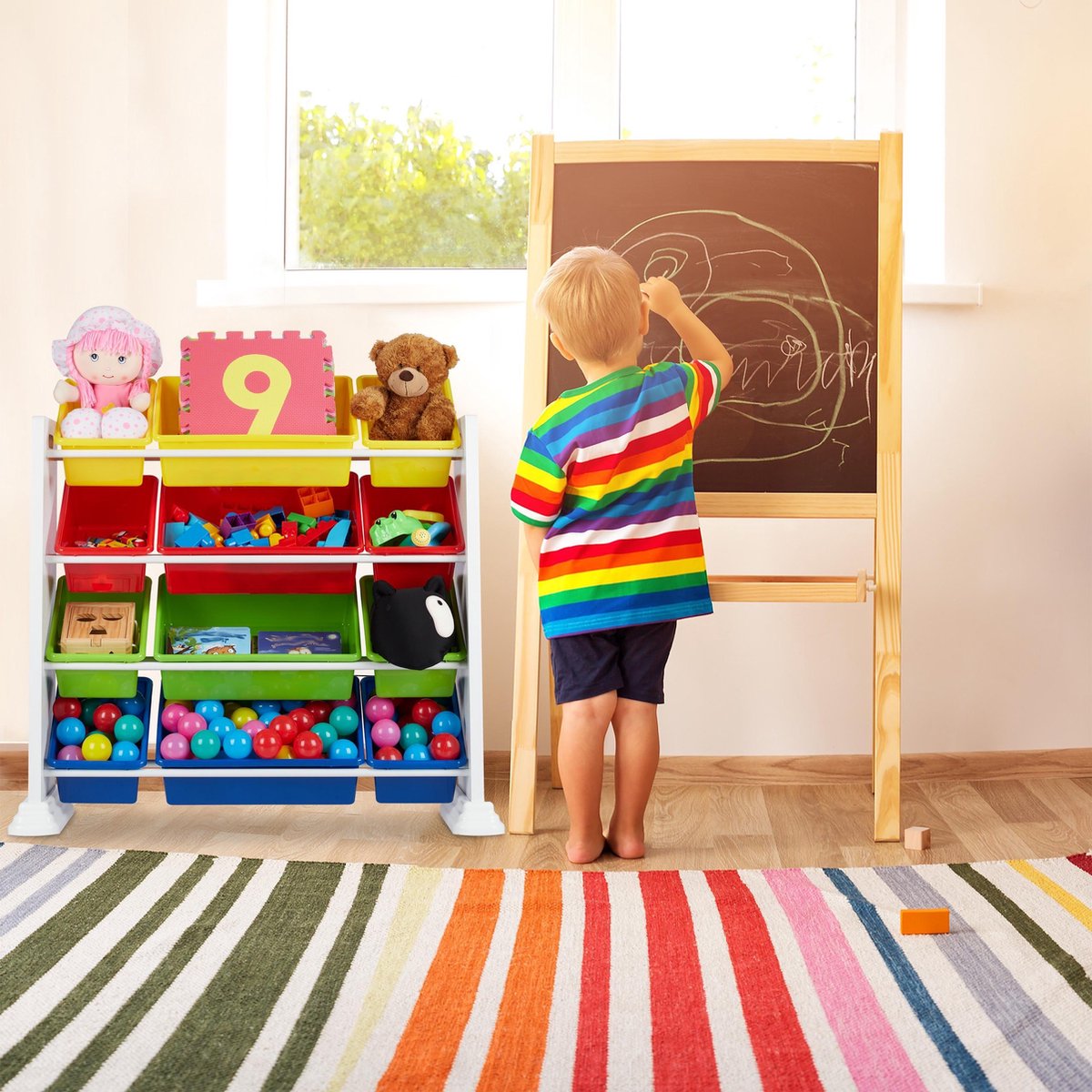 Kinderkast met manden HIER kopen Kinderkast met manden HIER kopen