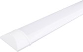 LED Balk - Aigi Tynom - 30W - Warm Wit 3000K - Mat Wit - Kunststof - 90cm - BES LED