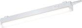 LED Wandlamp - Wandverlichting - Trion Noram - 4W - Warm Wit 3000K - Rechthoek - Mat Wit - Kunststof - BSE