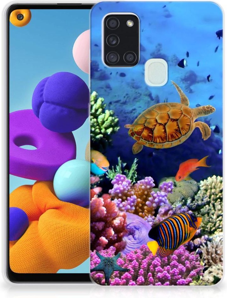 Samsung Galaxy A21s TPU Hoesje Vissen