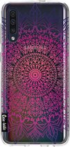 Casetastic Samsung Galaxy A50 (2019) Hoesje - Softcover Hoesje met Design - Happy Mandala Print