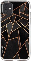 Casetastic Apple iPhone 11 Hoesje - Softcover Hoesje met Design - Black Night Print