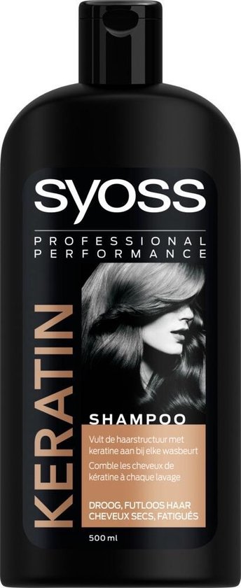 SYOSS Keratine Shampoo - 500 ml - 6 stuks - Voordeelverpakking