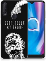 Back Case TPU Siliconen Hoesje Alcatel 1S (2020) Smartphone hoesje Super als Cadeautjes voor Hem Zombie