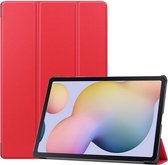 Samsung Galaxy Tab S7 Plus Tri-fold Hoes Rood