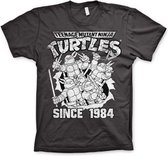 TMNT - T-Shirt Distressed Since 1984 - D.Grey (XL)