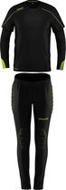 Uhlsport Sportkledingset - Maat 140  - Unisex - zwart/neon geel