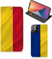 Bookcase Geschikt voor iPhone12 Pro Max Smart Cover Roemeense Vlag