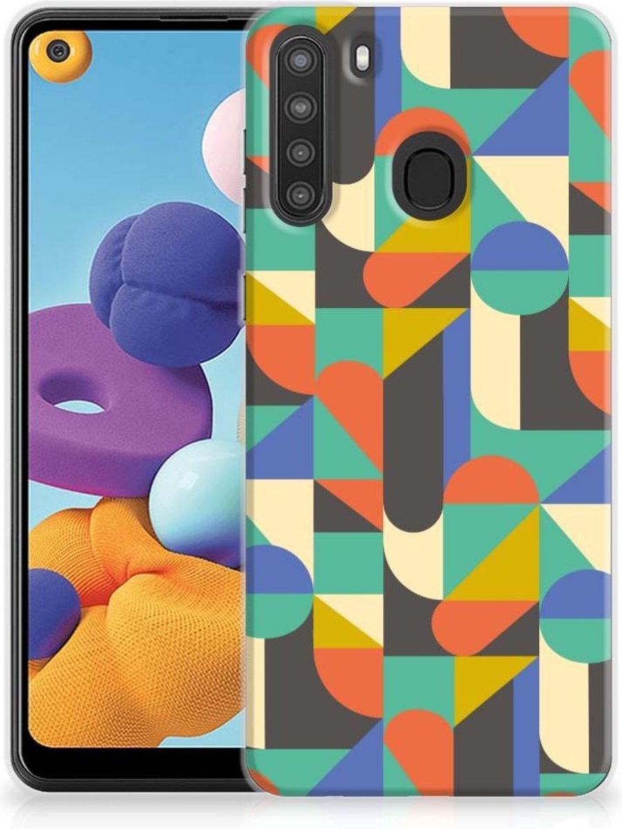 Samsung Galaxy A21 TPU bumper Funky Retro
