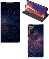 Flip Cover Geschikt voor Samsung Galaxy Note20 Smart Cover Hoesje Stars