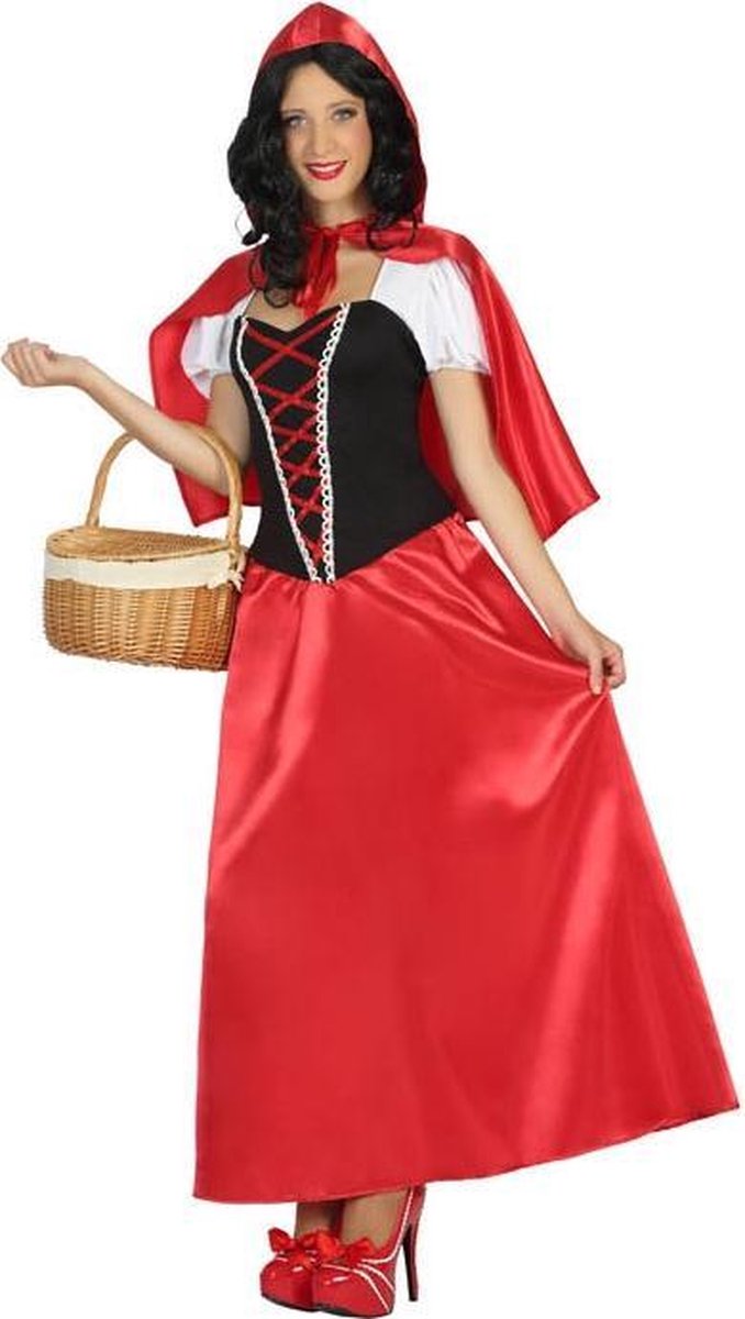 Atosa Lang Roodkapje Kostuum Voor Vrouwen M L Bol 6191