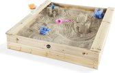 Bol.com Houten vierkante zandbak - Plum (7092061) aanbieding