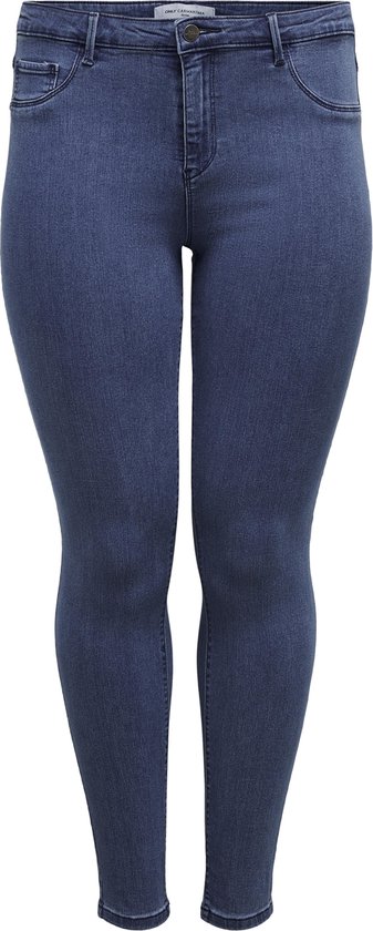 ONLY CARMAKOMA CARTHUNDER PUSH UP REG SK JEANS MBD NOOS Dames Jeans Skinny - Maat 48