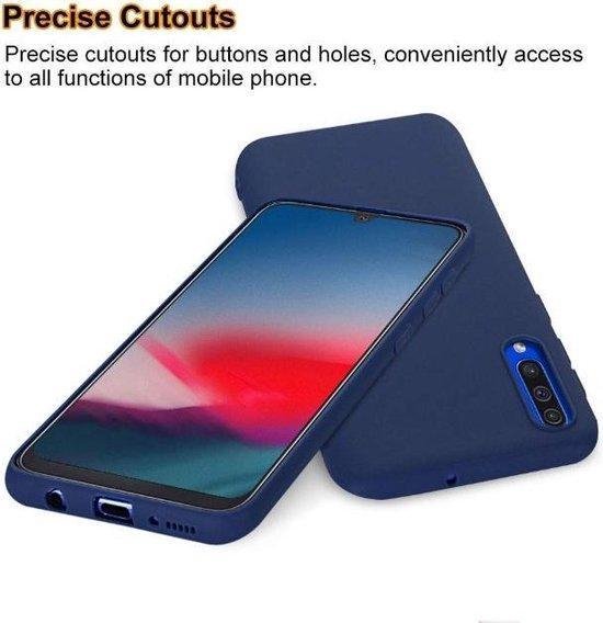 Samsung Galaxy A51 Back Cover Telefoonhoesje Blauw Siliconen Hoesje