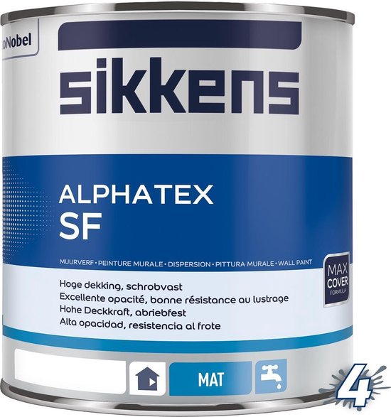 Sikkens Alphatex SF 1 liter Wit | bol.com