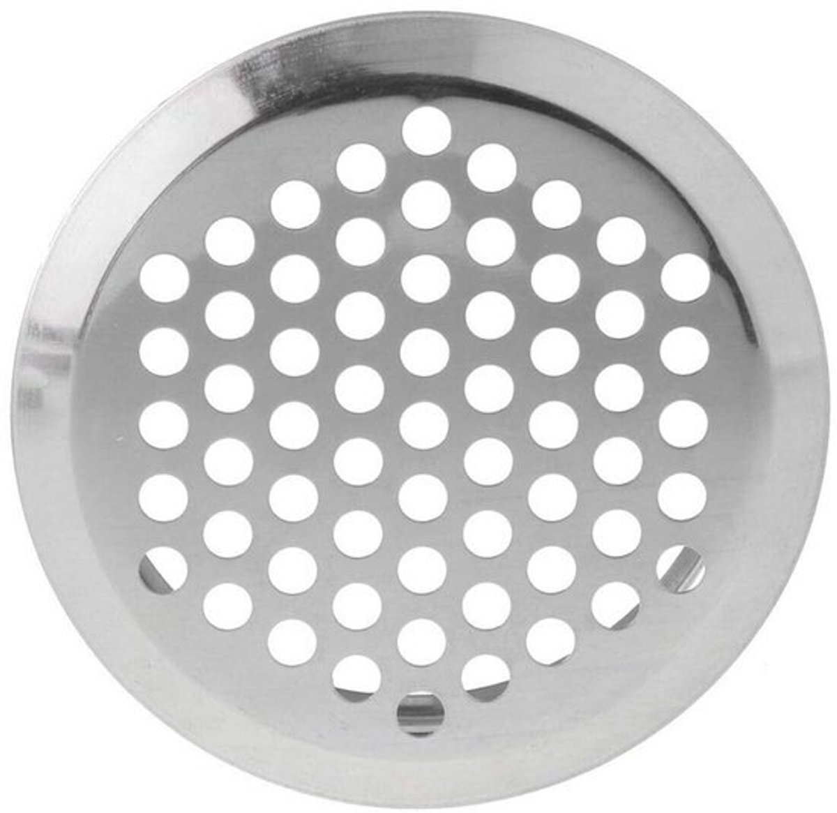 Ventilatie RVS Luchtopeningen - 18 Stuks - Ronde Gaasgat - Bovendiameter 65mm - Binnendiameter 53mm - Dikte 9mm - Duurzaam Materiaal - Luchtrooster
