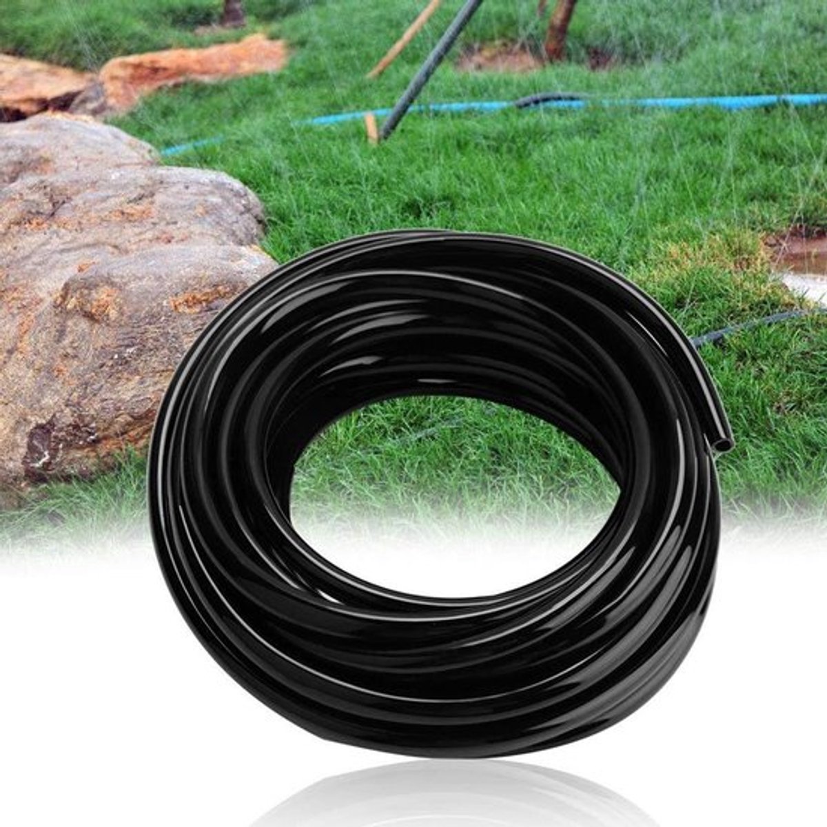 Waterslang 10 Meter, Geschikt voor Tuinieren en Tuinbewatering met PVC Pijp Irrigatie Systeem