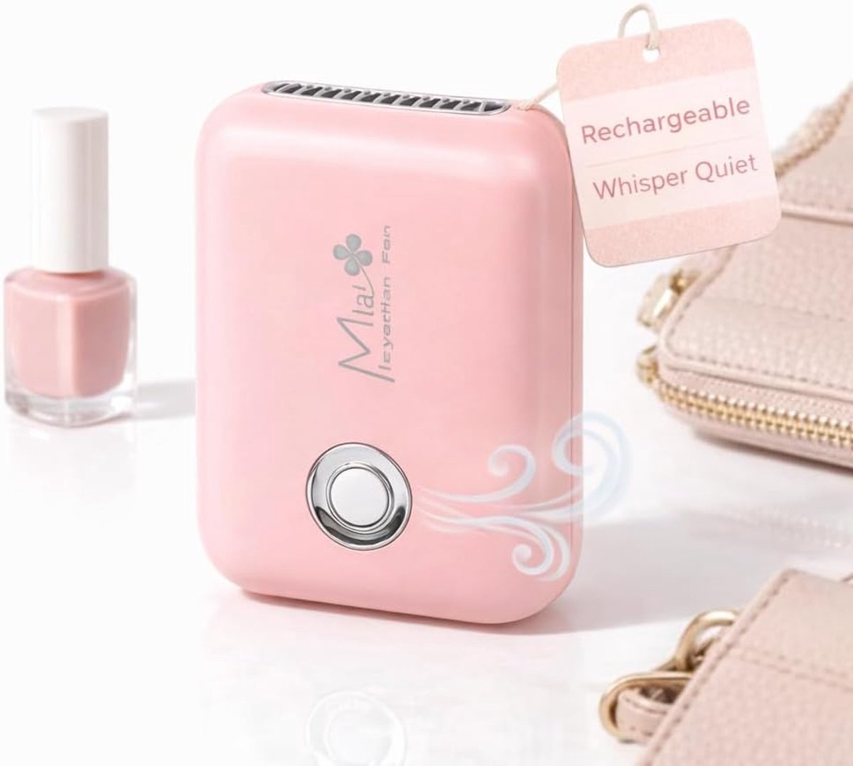 Ventilator voor wimpers in nagels - Oplaadbare - Mini Wimperdroger - Lash Fan Droger - Handkoeler - Wimperverlenging Droger - Wimperextensions - Snelle Koelende Lucht - Voor wimperextensions, nail art in schoonheidsbehandelingen - Roze