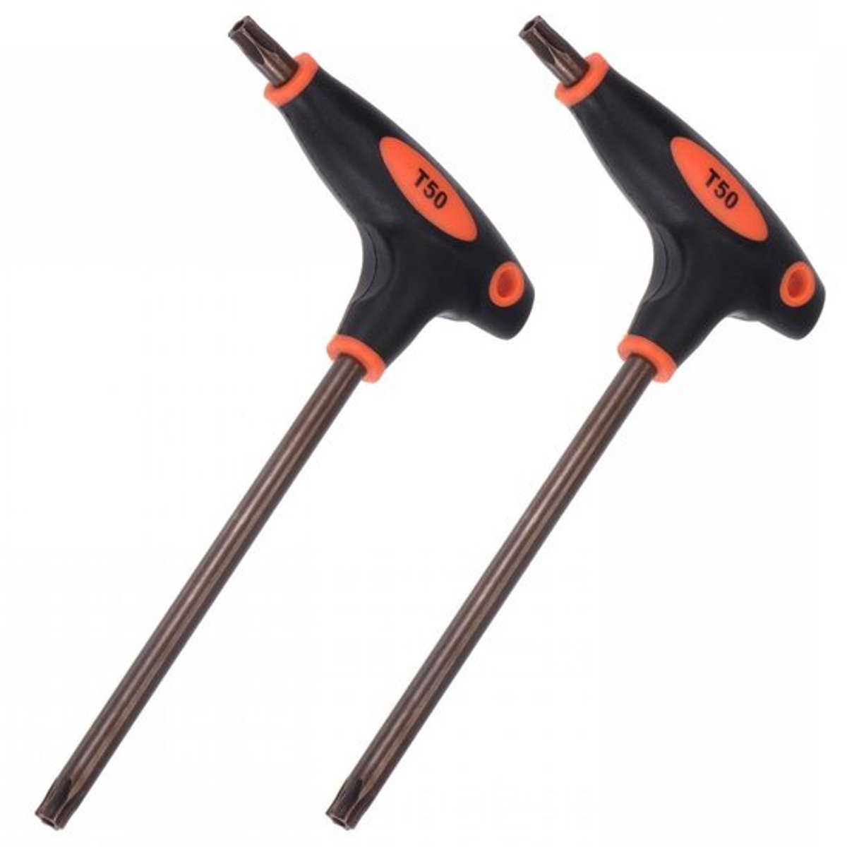 Torx Sleutel T50 - Anti Sabotage - Moersleutel - T-handvat - Dual End - S2 Staal - Set van 2