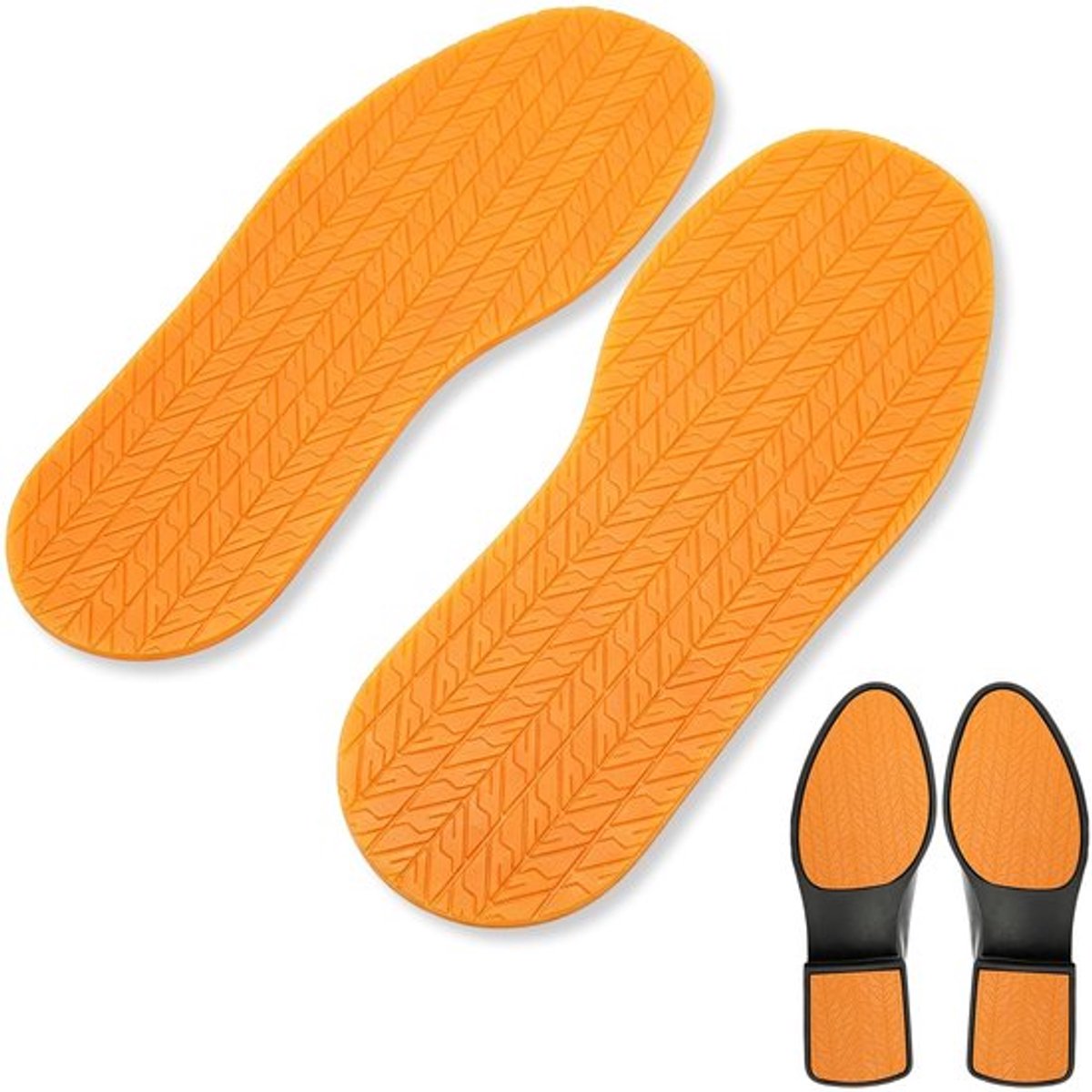 Rubberen Zolen Antislip - Schoenzolen Dames/Heren - Geluidsreductie - Lichtgewicht - Op Maat Snijden - Perfect voor Binnen/Buiten