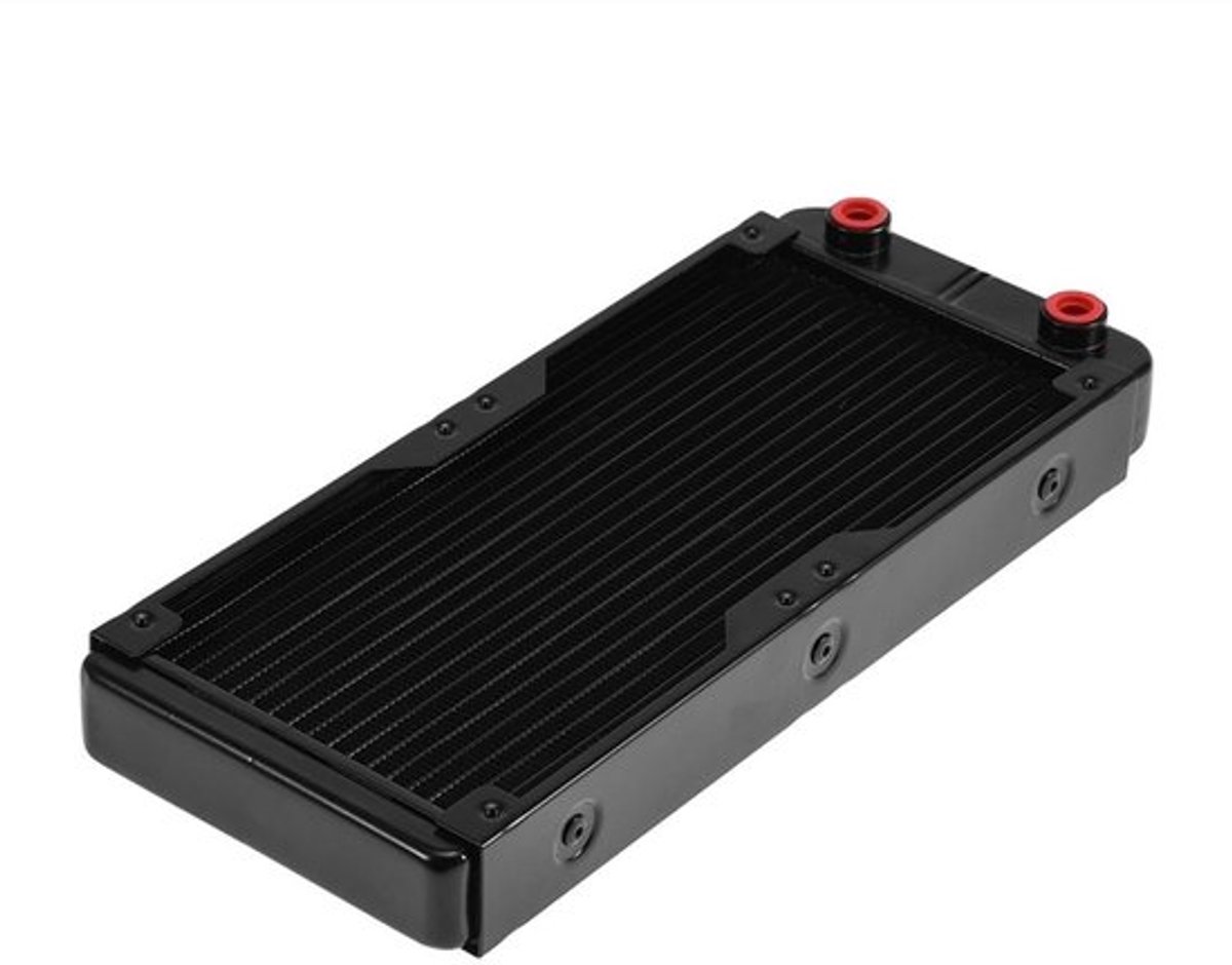 Waterkoelradiator - aluminium koellichaam - Efficiënte koeling - 240 mm - waterafscheider - Hoge prestaties - Geschikt voor PC - Formaa...