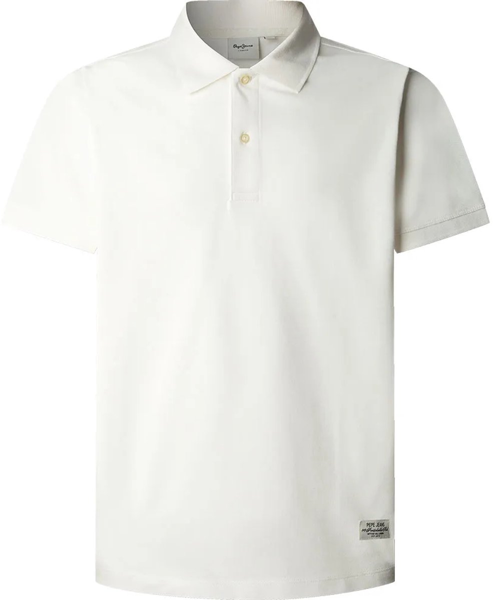 Pepe Jeans Owen Korte Mouw Poloshirt Wit L Man