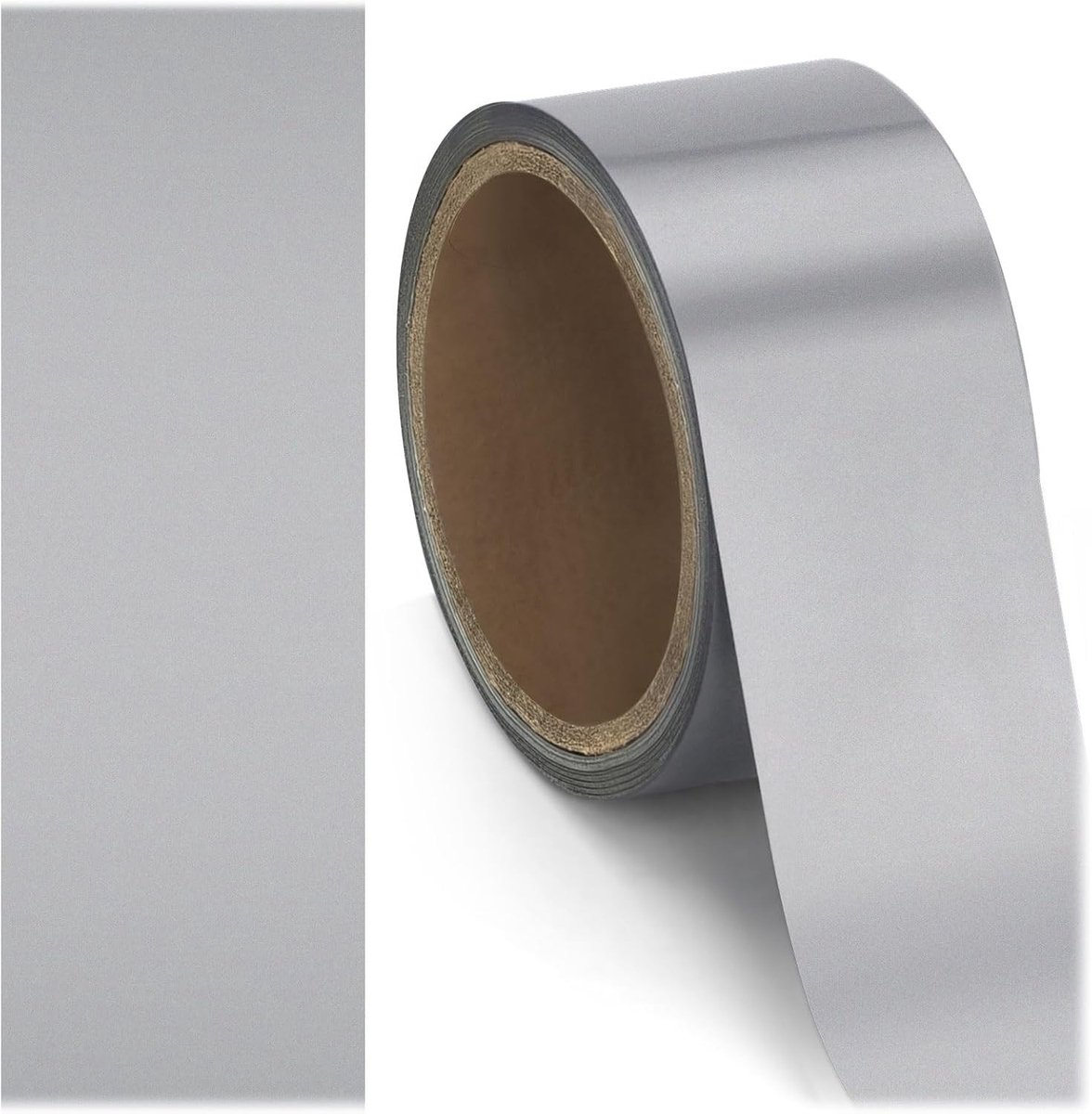 Reflecterende warmteoverdracht tape voor vinyl, 5 cm x 10 m, hoge zichtbaarheid voor kleding, veiligheidsreflectorlint en opstrijkbare tape voor textiel