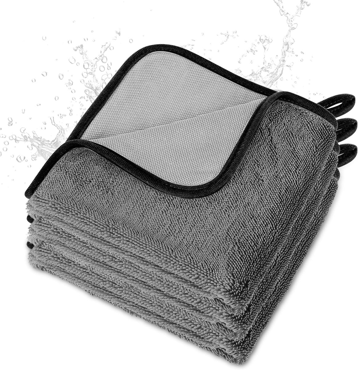 Microfiber badkamer droogdoeken - super absorberend - dubbelzijdig - ideaal voor ramen en spiegels - ShopVlot