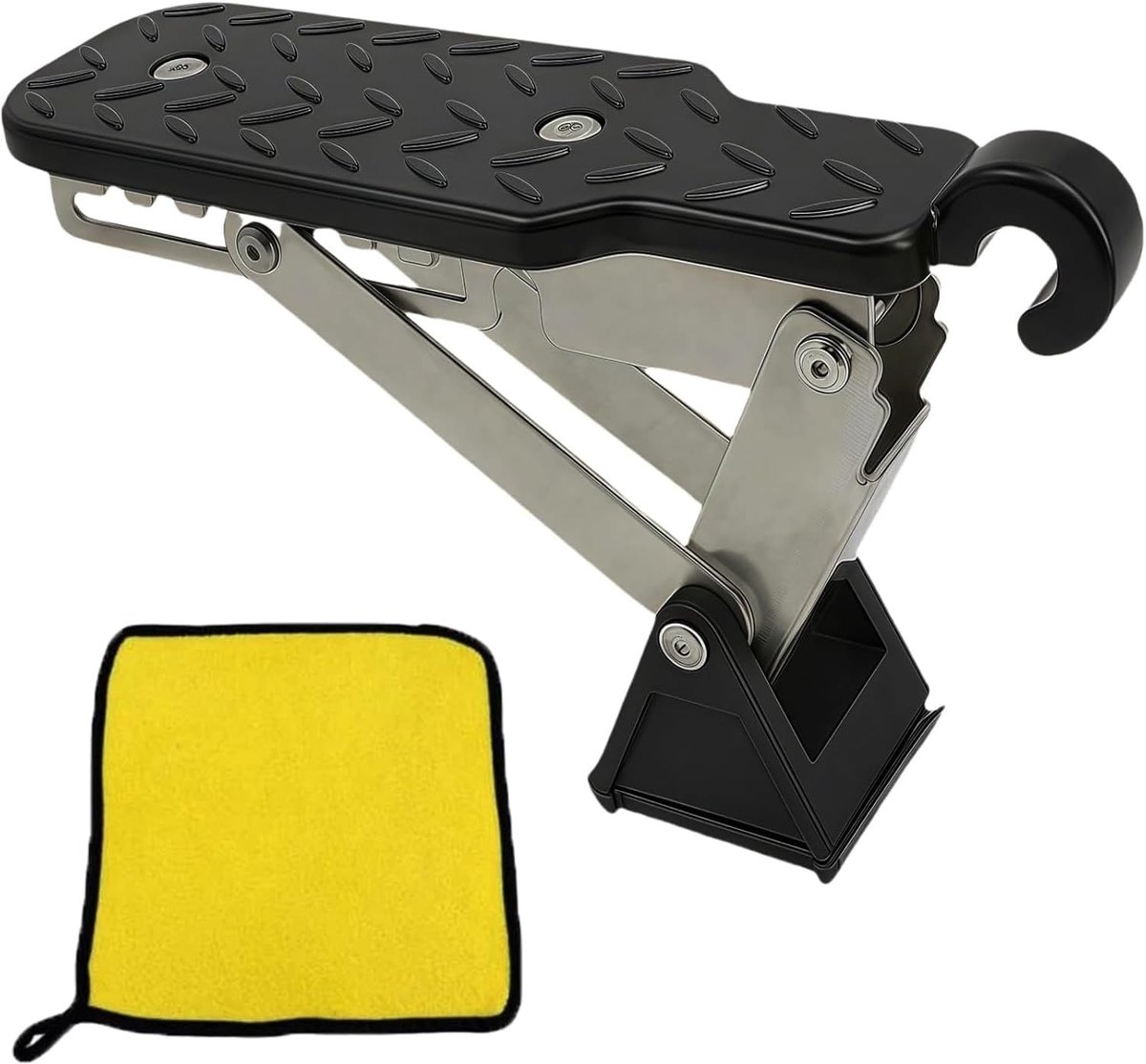 SnelShoppen - Universele Vouwbare Scooter Pedal Deur Stap voor Auto - 250kg Draagvermogen - Ideaal voor SUV, Motorhome, Dakdragers, Fietsen en Meer