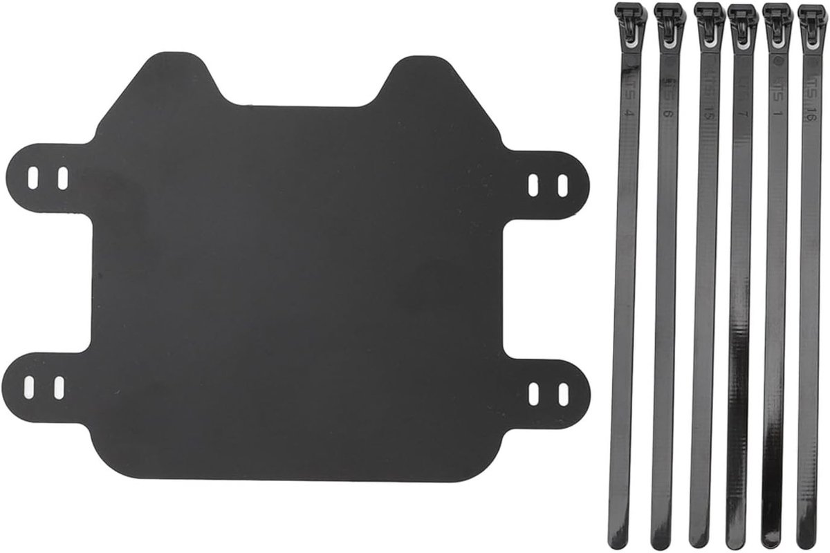 Motorfiets Voorplaat Nummerbord Fiets Kentekenplaat Mat Zwart ABS Stevige Constructie Eenvoudig Te Installeren Geschikt voor Surron Light Bee X en Andere Modellen
