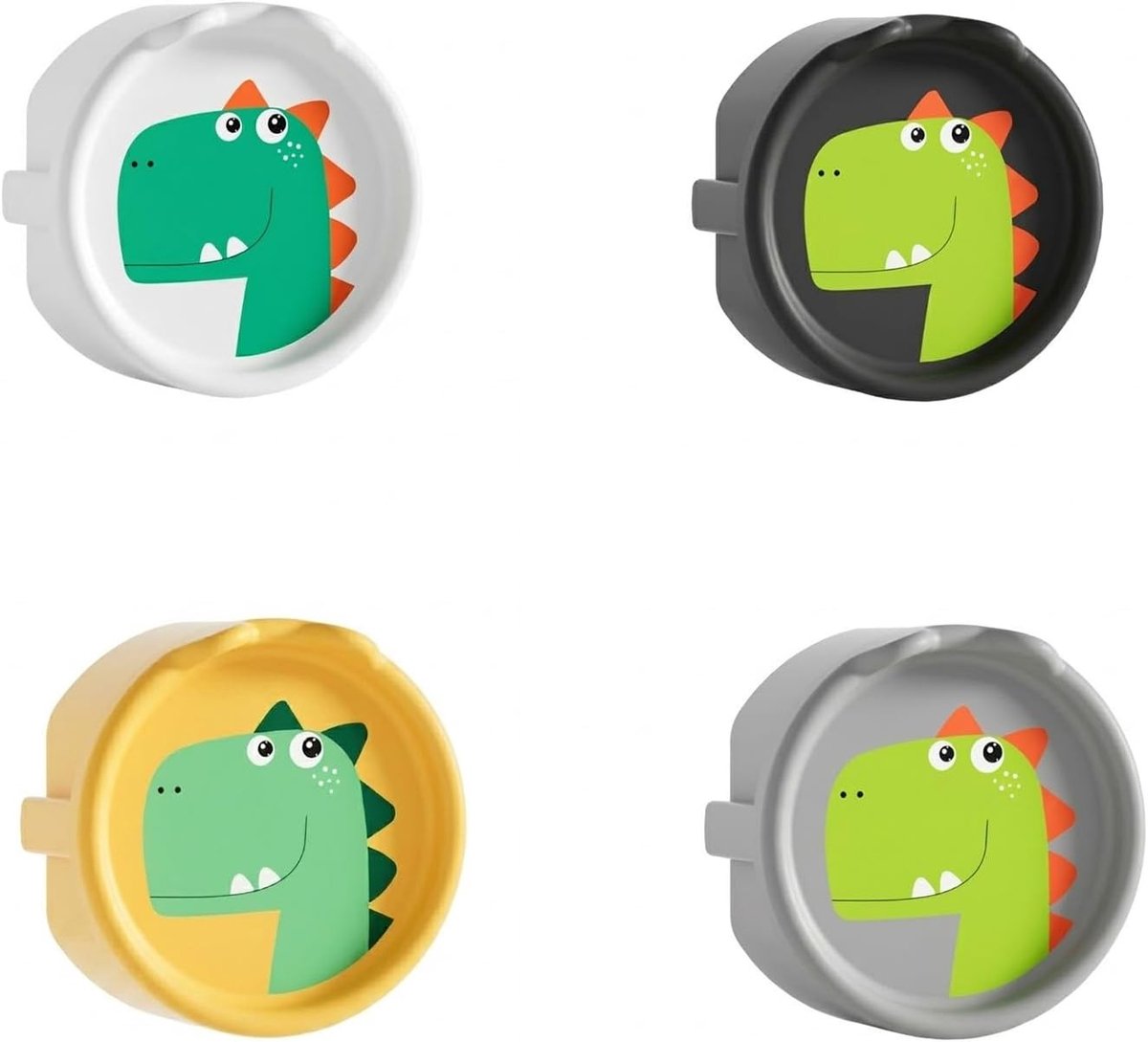 Stopcontactenafdekking set van 4, siliconen stopcontactbescherming, veilig voor kinderen, ideaal voor keuken en slaapkamer, voorkomt ongelukken en zorgt voor extra veiligheid.