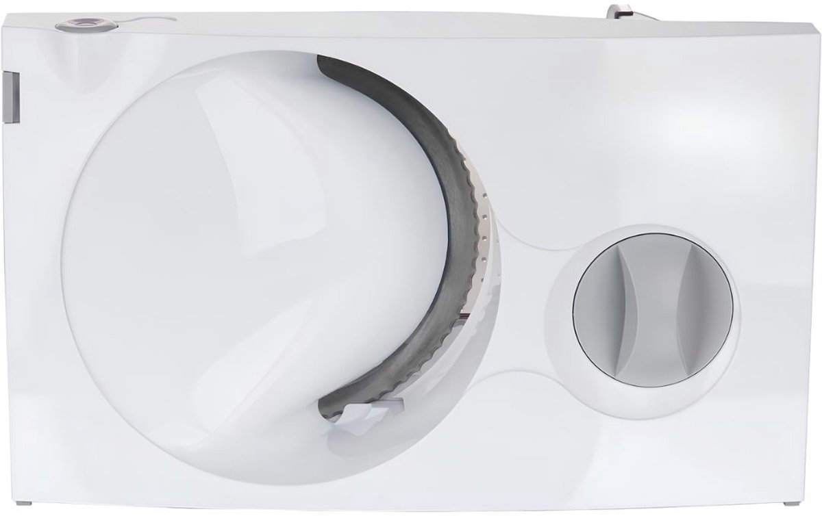 SP® Broodsnijmachine - Universele Snijder - Roestvrijstalen Mes - Wit - 33cm x 20cm x 25cm