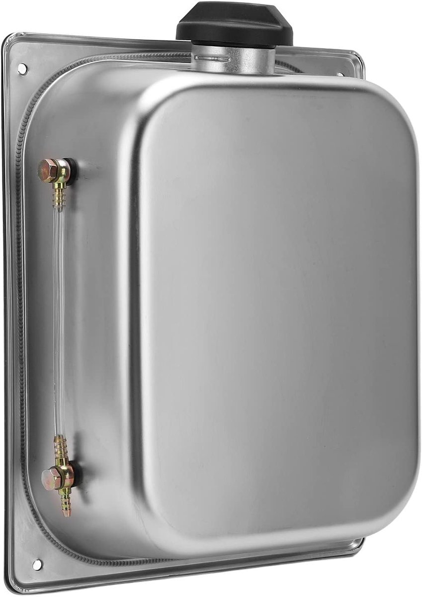 Stainless Steel Brandstoftank van 7L voor Webasto Parkeerkachel, Geschikt voor Benzine en Diesel, Duurzaam en Corrosiebestendig