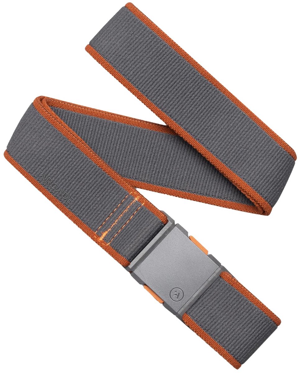 SnelShoppen - Arcade Riem Carto A2 Elastische Stretch Riem, Charcoal Zadel, Eén Maat, Ideaal voor Casual en Sportieve Gelegenheden