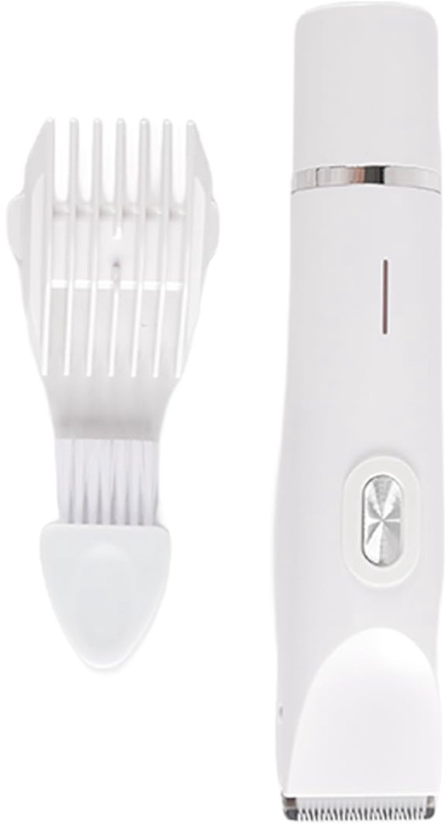 SnelShoppen - Durlo Dubbele Kop Bikinilijntrimmer voor Vrouwen, 2-in-1 Schaamhaartrimmer, Oplaadbaar Scheerapparaat voor Dames, IPX7 Waterdicht voor N