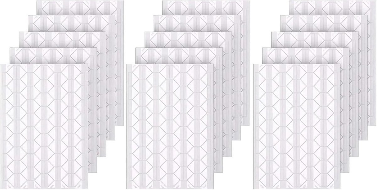 Transparante zelfklevende fotohoekjes voor plakboekalbums - 15 stuks voor veilig en eenvoudig gebruik, ideaal voor doe-het-zelf fotostickers en creatieve projecten