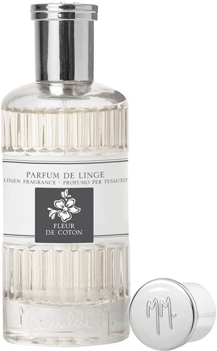 SnelShoppen - Mathilde M Verstuiver met Wasgeur 75 ml - Franse Spray Vapo voor Decoratie en Geur in Huis, Slaapkamer, Kussen van Textielbed, Lente/Zom