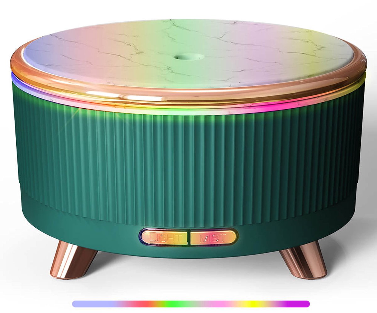 SnelShoppen - X CLICK Diffuser voor Etherische Oliën en Luchtbevochtiger - 2-in-1 Luchtreiniger - Zeer Stil 25 dB - Elimineert Allergieën en Geuren -