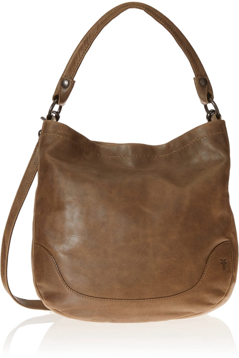 SnelShoppen - Dames Hobo Handtas Schoudertas van Leer in Kaki - Ruime Eenheidsmaat voor Dagelijks Gebruik, Perfect voor Feestelijke Gelegenheden