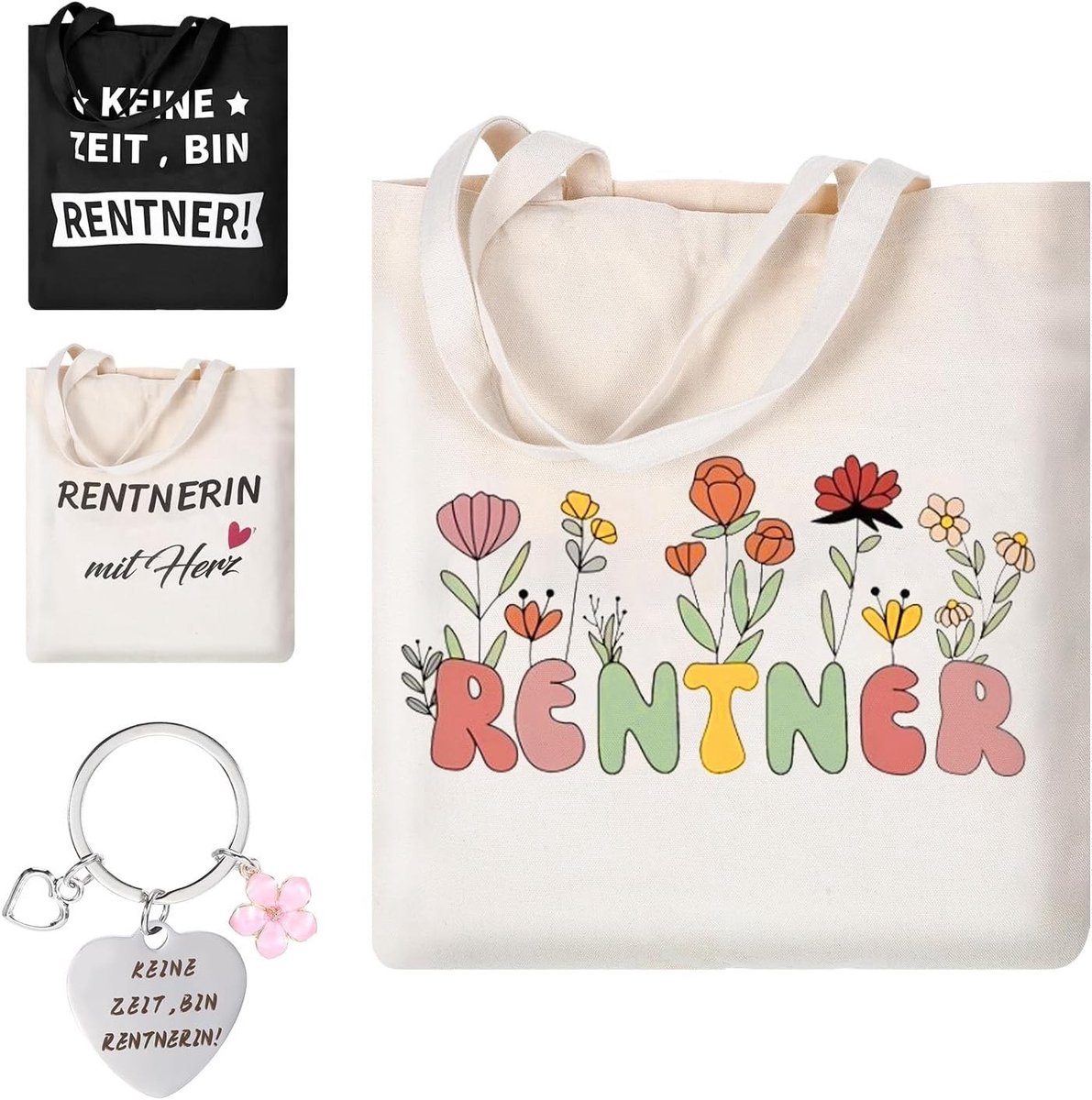 Vaarwel Cadeau voor Vrouwen en Mannen, Gepersonaliseerde Gift Tas 38x42cm met Sleutelhanger voor Pensionering, Collega en Afscheidsmomenten